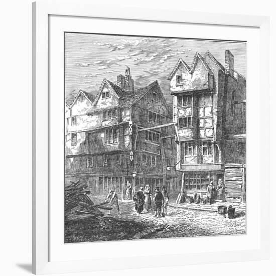 Butchers Row, 1800-null-Framed Giclee Print