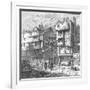 Butchers Row, 1800-null-Framed Giclee Print