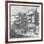 Butchers Row, 1800-null-Framed Giclee Print