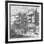 Butchers Row, 1800-null-Framed Giclee Print