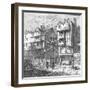 Butchers Row, 1800-null-Framed Giclee Print