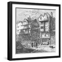 Butchers Row, 1800-null-Framed Giclee Print