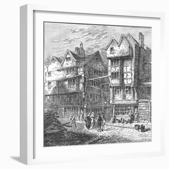 Butchers Row, 1800-null-Framed Giclee Print