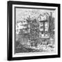 Butchers Row, 1800-null-Framed Giclee Print