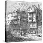 Butchers Row, 1800-null-Stretched Canvas
