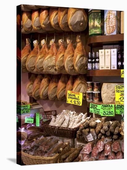Butchers Shop, Parma, Emilia-Romagna, Italy, Europe-Frank Fell-Stretched Canvas