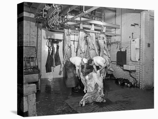 Butchery Factory, Rawmarsh, South Yorkshire, 1955-Michael Walters-Stretched Canvas