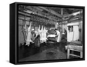 Butchery Factory, Rawmarsh, South Yorkshire, 1955-Michael Walters-Framed Stretched Canvas