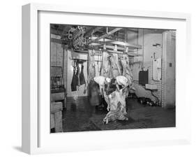 Butchery Factory, Rawmarsh, South Yorkshire, 1955-Michael Walters-Framed Photographic Print