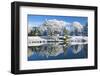 Bute Park in snow, Cardiff, Wales, United Kingdom, Europe-Billy Stock-Framed Photographic Print