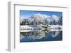 Bute Park in snow, Cardiff, Wales, United Kingdom, Europe-Billy Stock-Framed Photographic Print