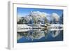 Bute Park in snow, Cardiff, Wales, United Kingdom, Europe-Billy Stock-Framed Photographic Print