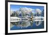 Bute Park in snow, Cardiff, Wales, United Kingdom, Europe-Billy Stock-Framed Photographic Print