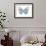 Buterfly with Indigo-Julia Bosco-Framed Art Print displayed on a wall