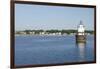 Butler Flats Light, Spark Plug Lighthouse at New Bedford Harbor, Massachusetts, USA-Cindy Miller Hopkins-Framed Photographic Print