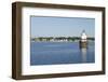 Butler Flats Light, Spark Plug Lighthouse at New Bedford Harbor, Massachusetts, USA-Cindy Miller Hopkins-Framed Photographic Print