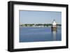 Butler Flats Light, Spark Plug Lighthouse at New Bedford Harbor, Massachusetts, USA-Cindy Miller Hopkins-Framed Photographic Print