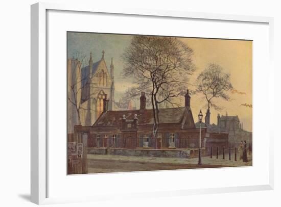 'Butler's Almshouses, Westminster',  London, 1879 (1926)-John Crowther-Framed Giclee Print