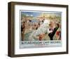 Butlins Holiday Camp, Drummer-null-Framed Art Print