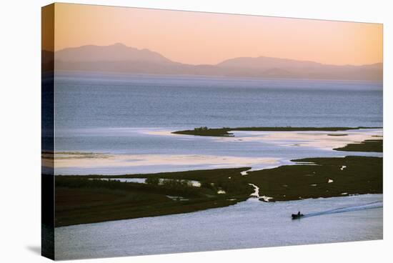 Butrint and Corfu Island in Distance, Albania, Mediterranean, Europe-Christian Kober-Stretched Canvas