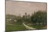 Butry, near Valmondois (Oil on Canvas)-Charles Francois Daubigny-Mounted Giclee Print