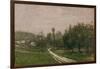 Butry, near Valmondois (Oil on Canvas)-Charles Francois Daubigny-Framed Giclee Print