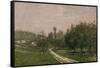 Butry, near Valmondois (Oil on Canvas)-Charles Francois Daubigny-Framed Stretched Canvas