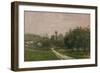 Butry, near Valmondois (Oil on Canvas)-Charles Francois Daubigny-Framed Premium Giclee Print