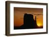 Butte at Sunset-DLILLC-Framed Photographic Print