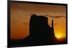 Butte at Sunset-DLILLC-Framed Photographic Print
