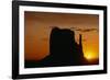 Butte at Sunset-DLILLC-Framed Photographic Print