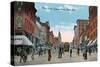 Butte, Montana, Northern View of Main Street-Lantern Press-Stretched Canvas