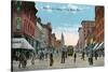 Butte, Montana, Northern View of Main Street-Lantern Press-Stretched Canvas