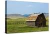 Butte, Montana Old Worn Barn in Farm County-Bill Bachmann-Stretched Canvas