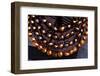 Butter Lamps Flicker at Dusk at a Temple in Kathmandu, Nepal-Sergio Ballivian-Framed Photographic Print