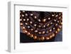 Butter Lamps Flicker at Dusk at a Temple in Kathmandu, Nepal-Sergio Ballivian-Framed Photographic Print