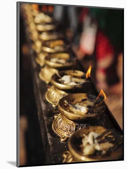 Butter Lamps, Kathmandu, Nepal, Asia-Mark Chivers-Mounted Photographic Print