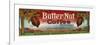 Butter Nut Coffee Label - Omaha, NE-Lantern Press-Framed Art Print