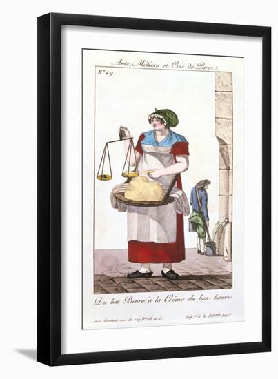Butter Seller, 1826-null-Framed Giclee Print