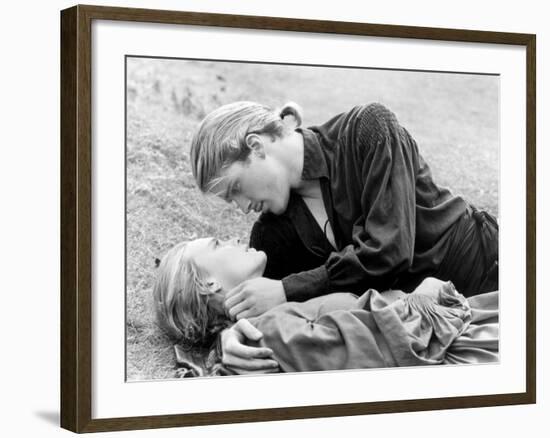 Buttercup and Westley Laying on the Grass-null-Framed Photo