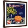 Buttercup Brand - Whittier, California - Citrus Crate Label-Lantern Press-Framed Art Print