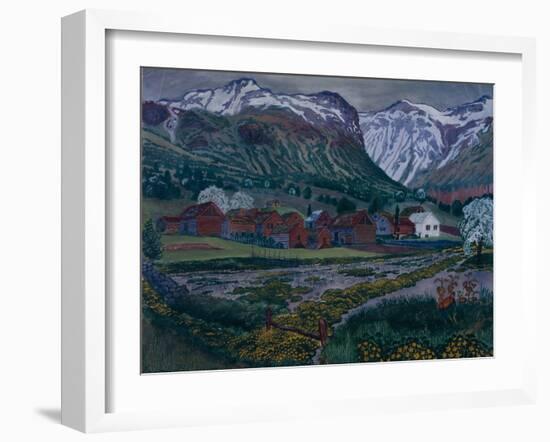 Buttercup Night-Nikolai Astrup-Framed Giclee Print