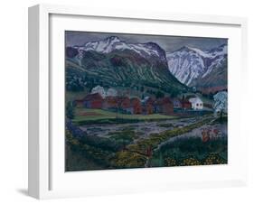 Buttercup Night-Nikolai Astrup-Framed Giclee Print