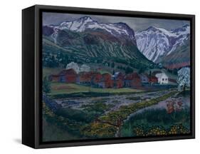 Buttercup Night-Nikolai Astrup-Framed Stretched Canvas