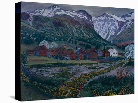 Buttercup Night-Nikolai Astrup-Stretched Canvas