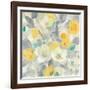 Buttercups I Teal-Albena Hristova-Framed Art Print