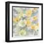 Buttercups II Teal-Albena Hristova-Framed Art Print