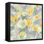 Buttercups II Teal-Albena Hristova-Framed Stretched Canvas