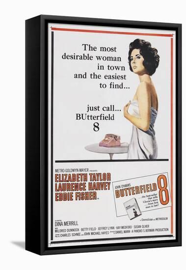 Butterfield 8, 1960, Directed by Daniel Mann-null-Framed Stretched Canvas