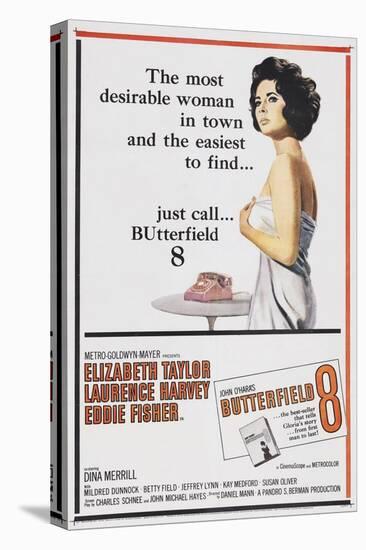 Butterfield 8, 1960, Directed by Daniel Mann-null-Stretched Canvas